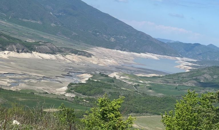 Арцах: Сарсангское водохранилище сегодня практически пустое