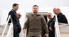 Zelensky arrives in Rome to meet Pope Francis