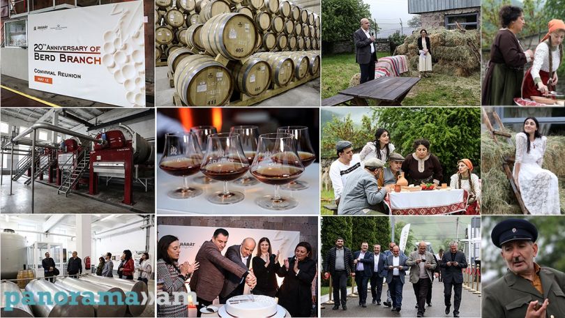 Լեգենդար ARARAT հայկական կոնյակների ամենահեռավոր ակունքը՝ Բերդի մասնաճյուղը, 20 տարեկան է