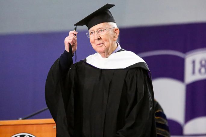 101-year-old WWII vet 'finally' walks at graduation 80 years after missing ceremony amid global war