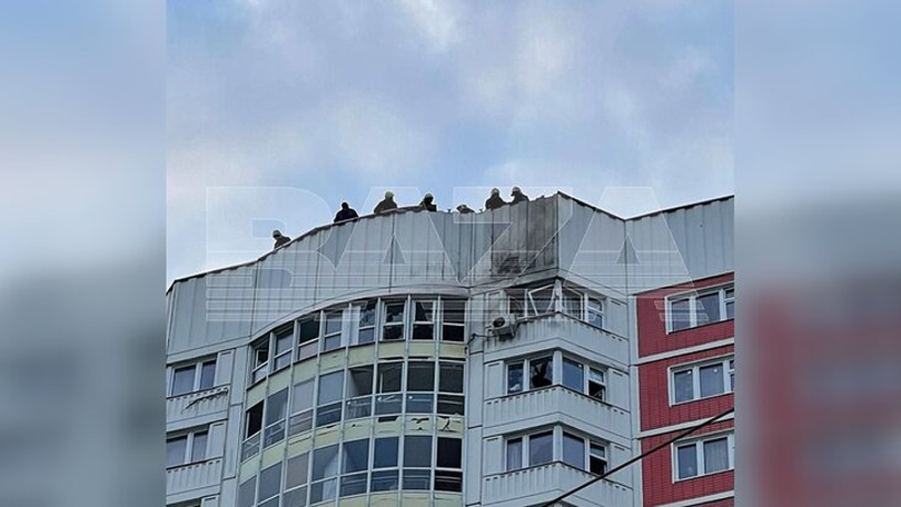 Moscow buildings hit by drones