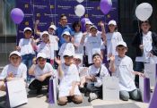15 schoolchildren face Gabriel Sargissian in open-air simultaneous display