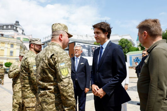Canada's Trudeau off to Kyiv