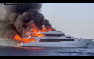 Three British tourists missing after boat catches fire off Egypt's coast