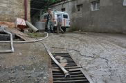 Հորդառատ անձրևի հետևանքով անձրևաջրով են լցվել Ստեփանակերտի մի շարք շինությունների նկուղային հարկերը. ԱՀ ՆԳՆ