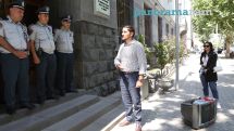 Lawyers protest outside Prosecutor General's Office in Yerevan