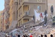 13-storey building collapses in Alexandria