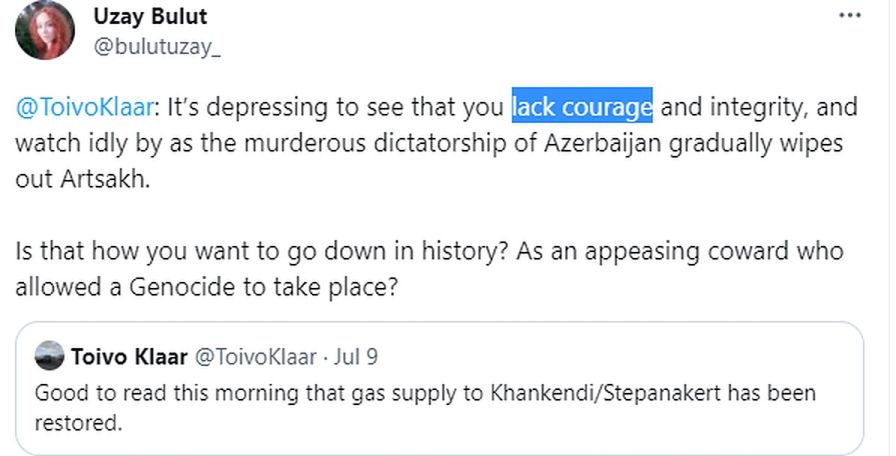 Turkish reporter accuses EU's Klaar of inaction as Azerbaijan 'wipes out' Artsakh