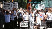 Rally in support of Artsakh held outside French Embassy in Yerevan