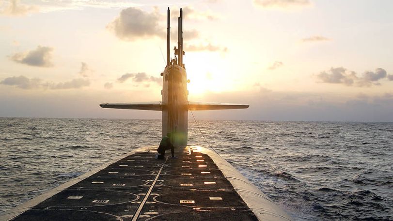 U.S. nuclear missile submarine visits South Korea