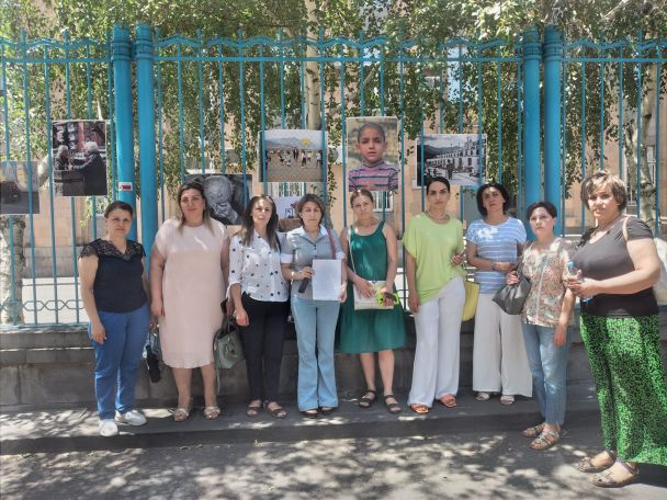 Armenia's teachers stand with Artsakh