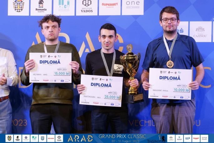 Armenia's Haik Martirosyan wins 16th Arad Open Grand Prix
