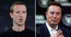 Musk 'not serious' about cage fight, Zuckerberg says