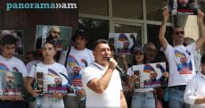 Protest in support of Armen Ashotyan held outside Yerevan court