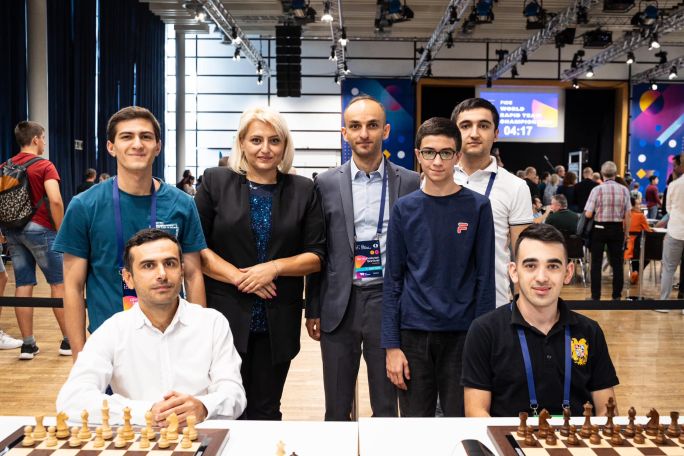 Armenia finishes 4th in FIDE World Rapid Team Championship