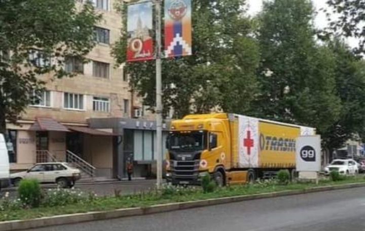 Russian humanitarian aid reaches Stepanakert