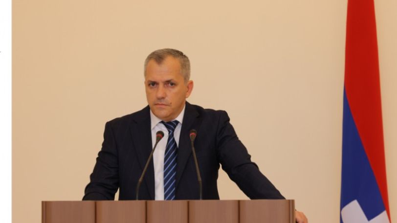 Самвел Шахраманян посетил Минобороны Арцаха и провел служебное совещание с руководящим составом силовых структур