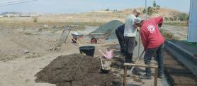Կարմիր բլուրում ստեղծվել է հում աղյուսի արտադրամաս, արդեն պատրաստվել են ուրարատական աղյուսների չափսերով առաջին օրինակները