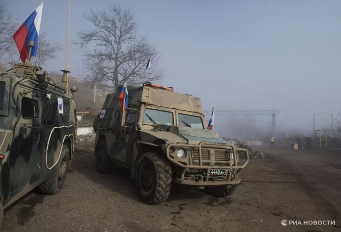 Минобороны РФ сообщило о гибели российских миротворецкв при обстреле в Карабахе