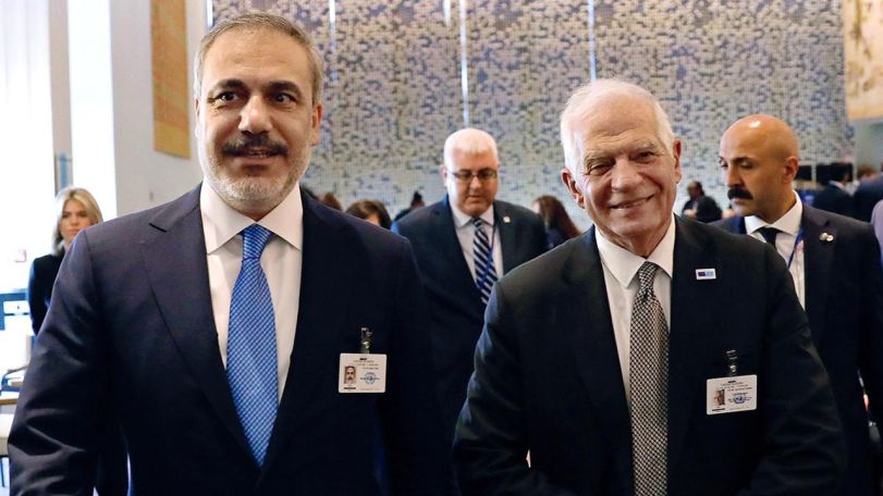 EU's Borrel, Turkish FM discuss situation in Artsakh