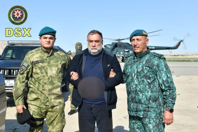 Azerbaijan shares photo of arrested Ruben Vardanyan