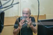 Kidnapped Artsakh man can't hold back tears in Baku court