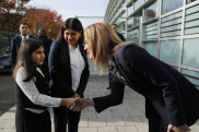 Pashinyan travelled to Strasbourg with his three daughters