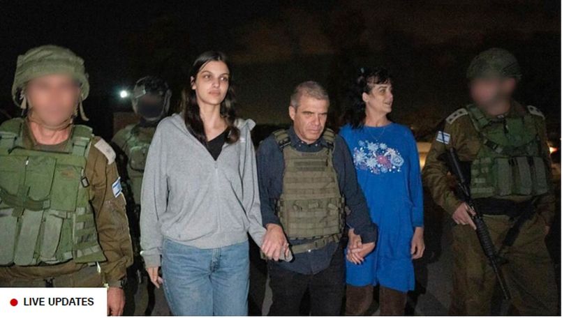 Hamas releases two American hostages held in Gaza