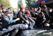 10 detained for hooliganism during Friday's protests in Yerevan