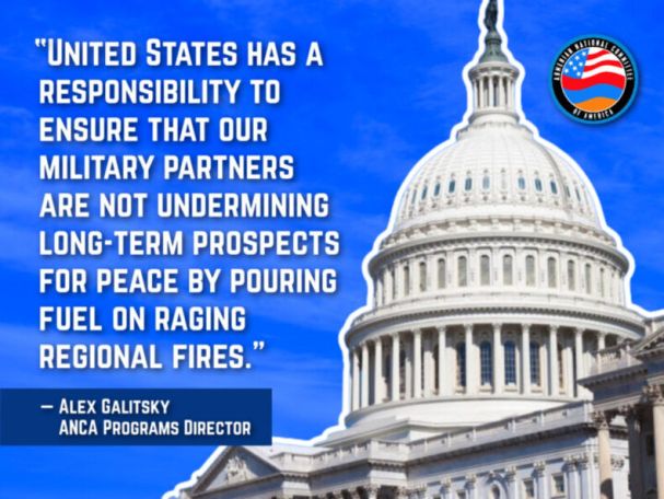 ANCA testimony calls for an end to Israeli arms sales to Azerbaijan