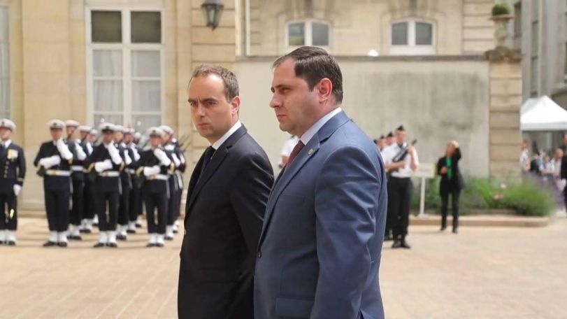 Armenia's defense minister off to France