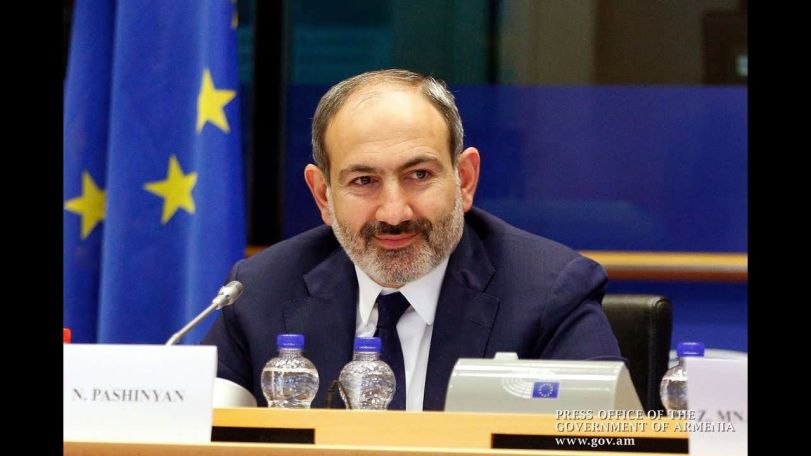 Pashinyan boasts about Armenia's fake democracy at European Parliament
