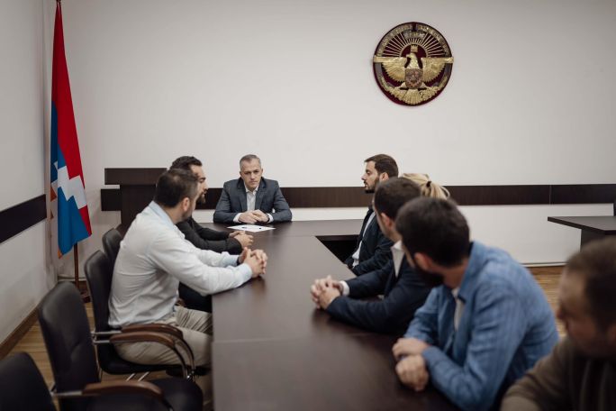 Artsakh president meets with MEPs in Yerevan