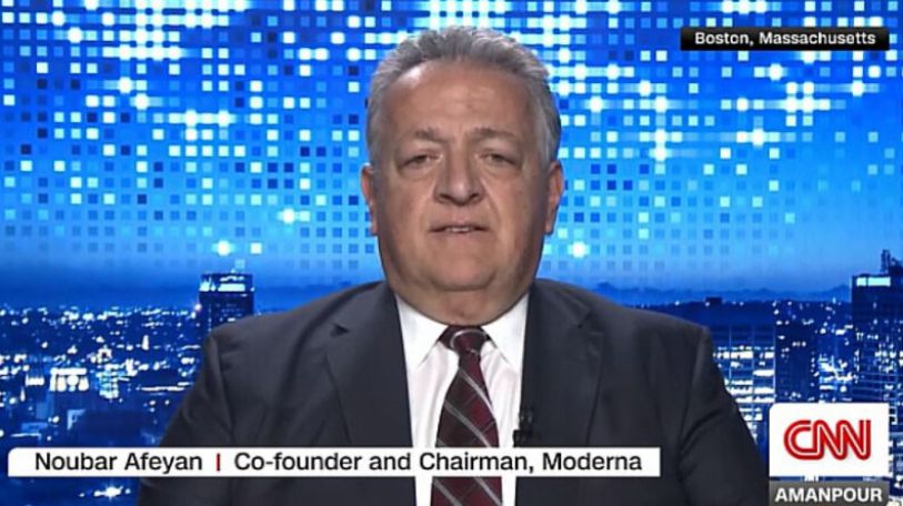 Moderna co-founder Noubar Afeyan sounds the alarm on Artsakh