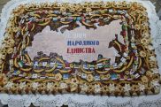 «День народного единства»: в Бурятии испекли гигантский пирог с картой России