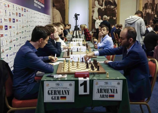 European Chess Championship: Armenian teams lose 5th round games