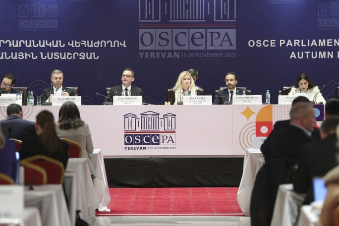 OSCE PA meeting in Yerevan features debates on Middle East, Ukraine, South Caucasus, corruption
