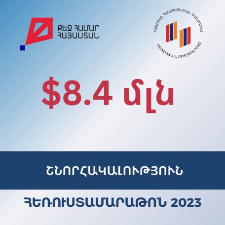 Hayastan All Armenian Fund's Telethon-2023 results announced