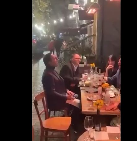Video shows Tigran Avinyan singing