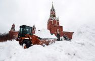 В Москве выросли рекордные 40-сантиметровые сугробы