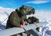 Расчеты комплексов с беспилотниками ЮВО выполнили разведку на высокогорном полигоне Алагяз в Армении