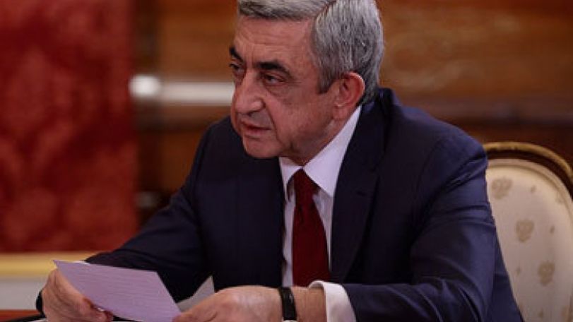 Президент Армении С. Саргсян призвал ускорить процесс оснащения КСОР ОДКБ современным вооружением и техникой 