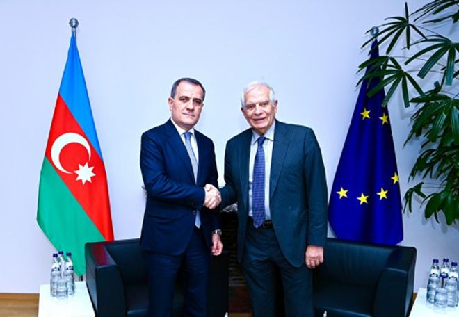 Azeri FM complains about EU officials' 'biased statements' at meeting with Borrell
