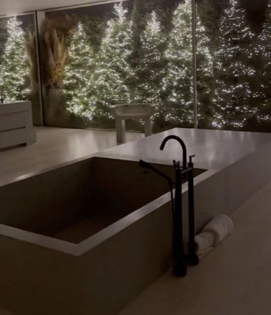 Kim Kardashian transforms home into a winter wonderland