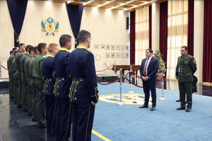 Սուրեն Պապիկյանն այցելել է Հունաստանի ցամաքային զորքերի ռազմական ակադեմիա
