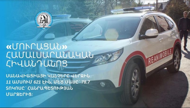 11 ամսվա ընթացքում սանավիացիայի կանչերը 621 են եղել