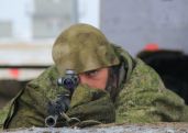На полигоне в Армении снайперы ЮВО отработали приемы маскировки в горной местности