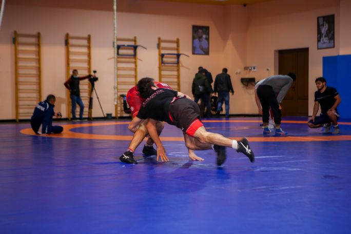 Armenian wrestlers preparing for European Championships