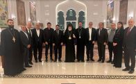 Catholicos Aram I arrives in Doha