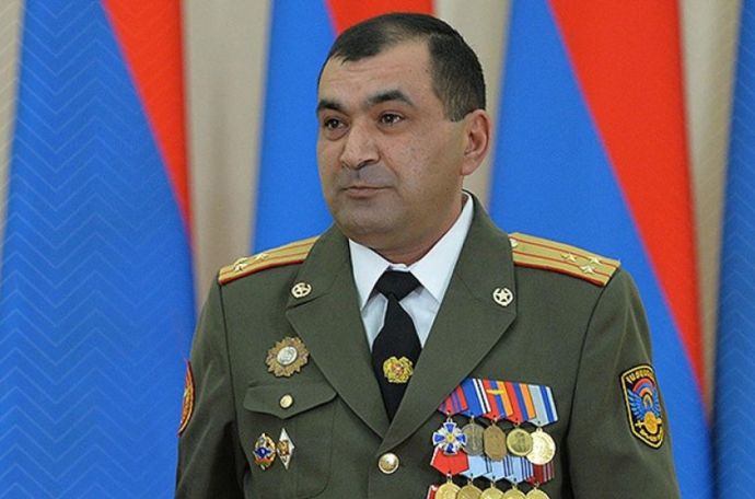 Yerevan court OKs detention of ex-army deputy chief